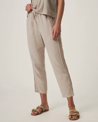 Splendid | Angie Straight Crotchet Pant - Fawn