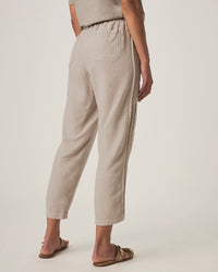 Splendid | Angie Straight Crotchet Pant - Fawn