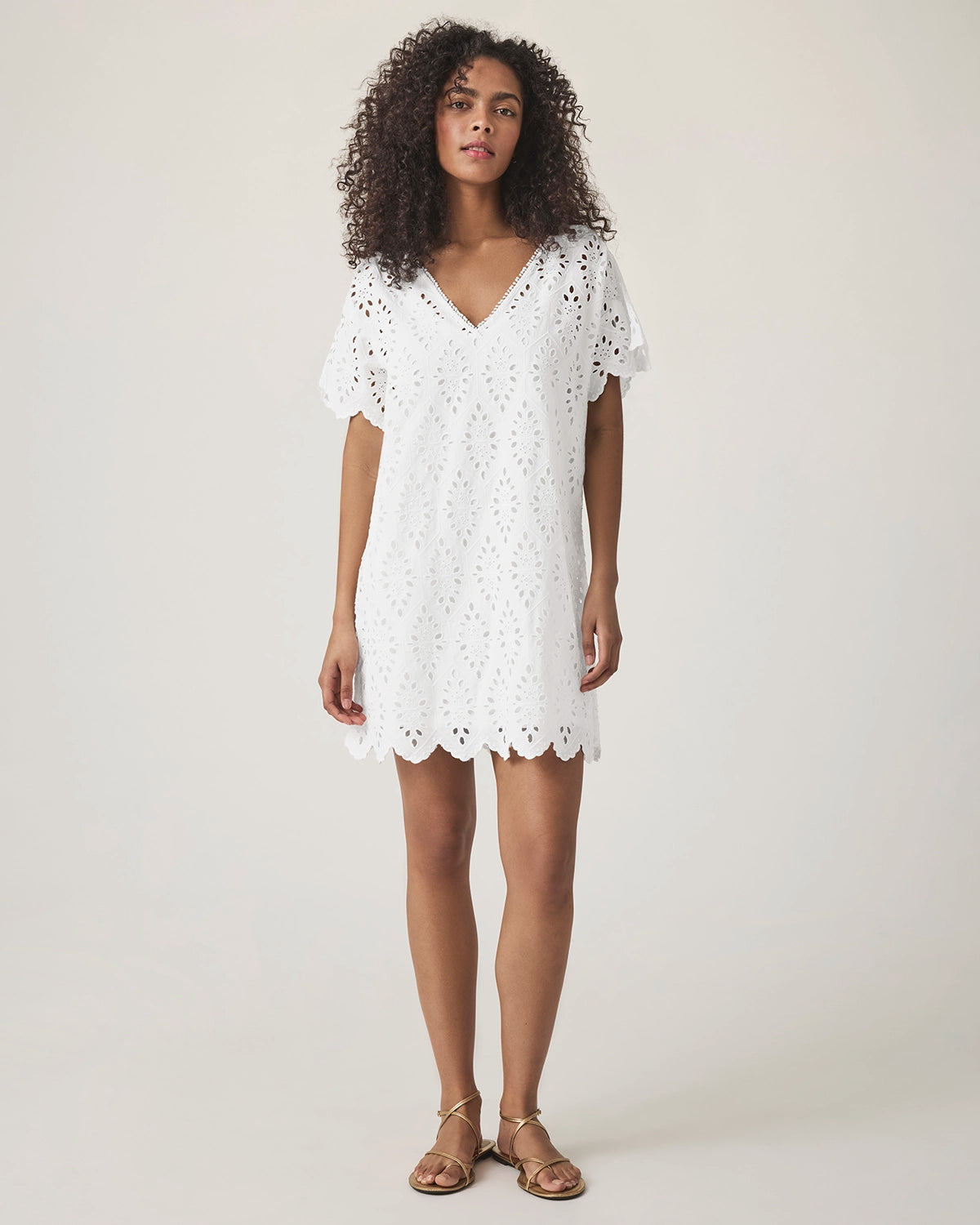 Splendid | Sandro Eyelet Dress - White
