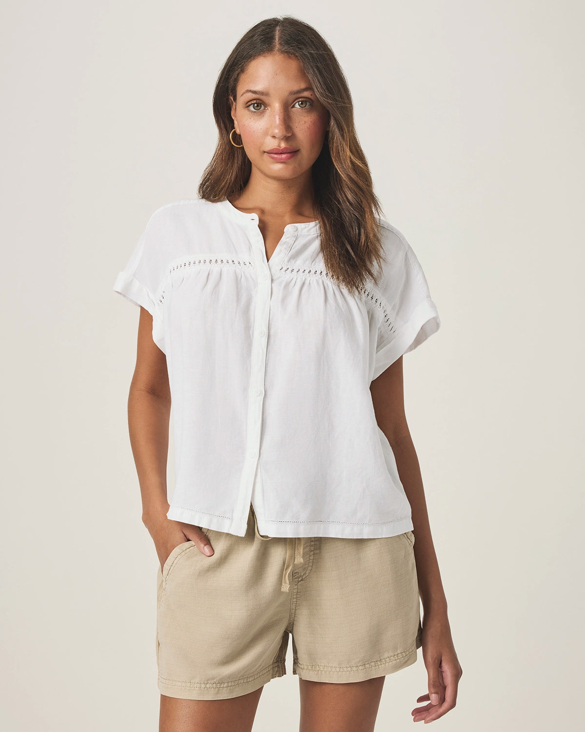 Splendid | Catalina Blouse - White