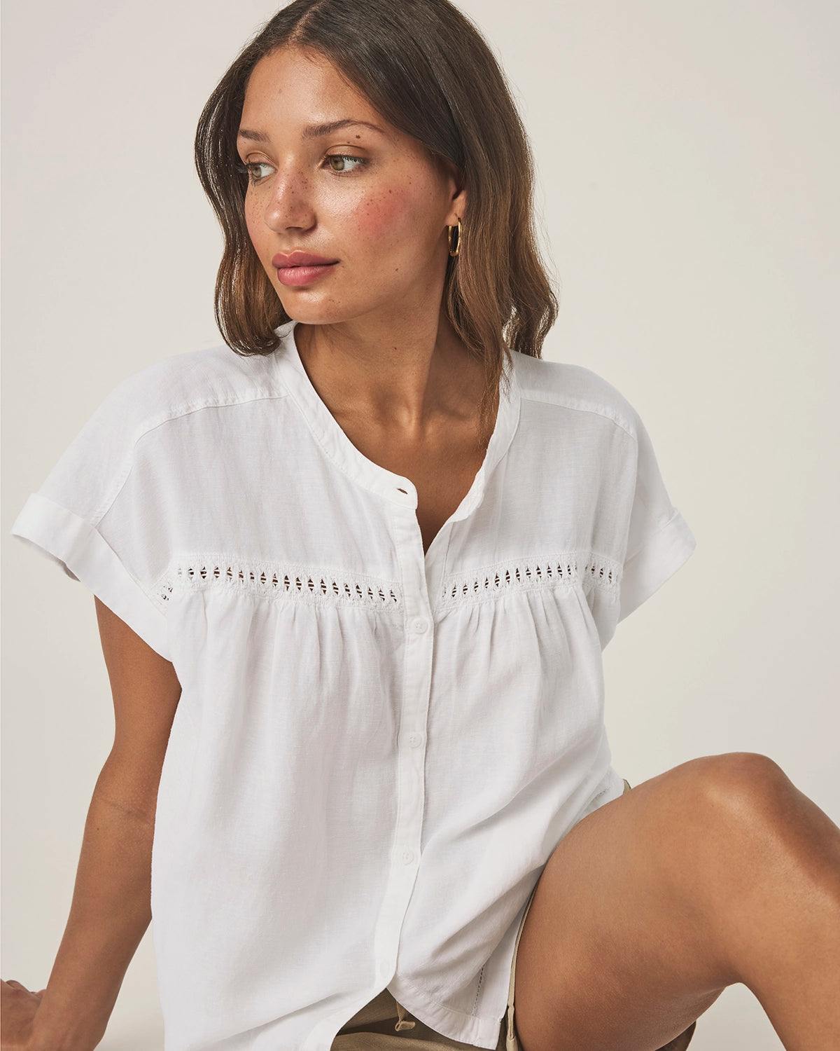 Splendid | Catalina Blouse - White