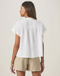 Splendid | Catalina Blouse - White