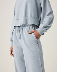 Splendid | Terry Pant - Bleached Indigo