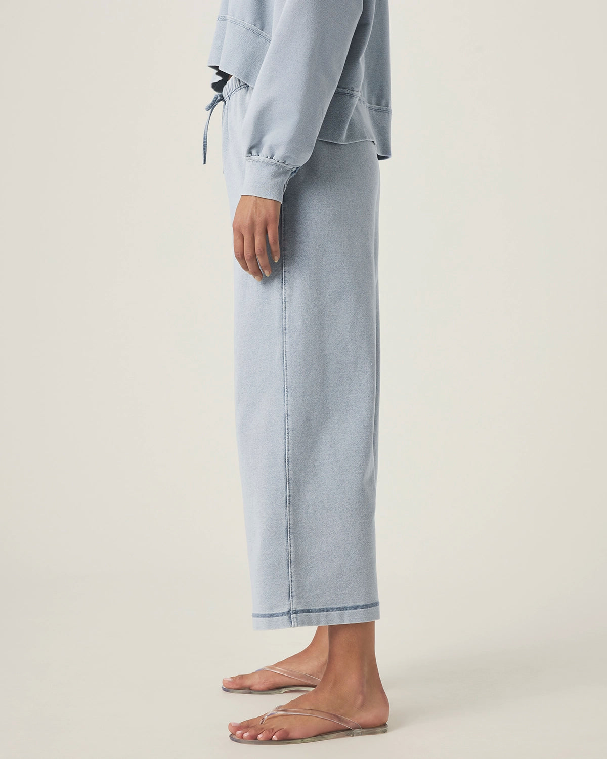 Splendid | Terry Pant - Bleached Indigo