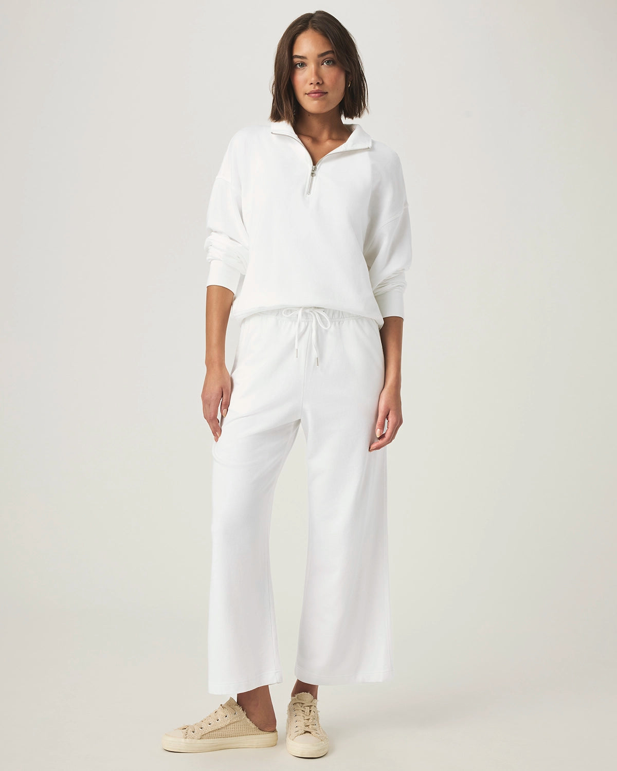 Splendid | Terry Pant - White