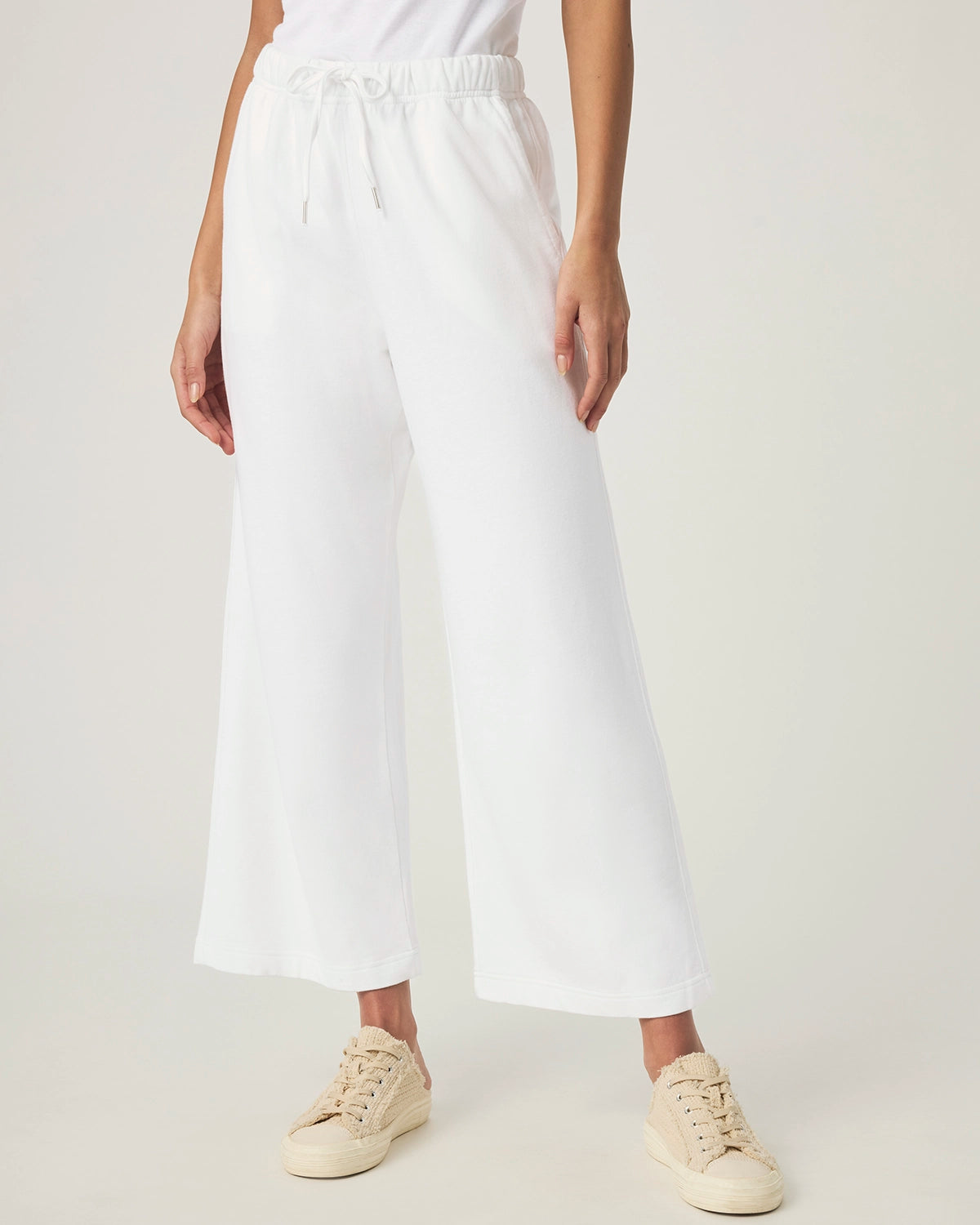 Splendid | Terry Pant - White