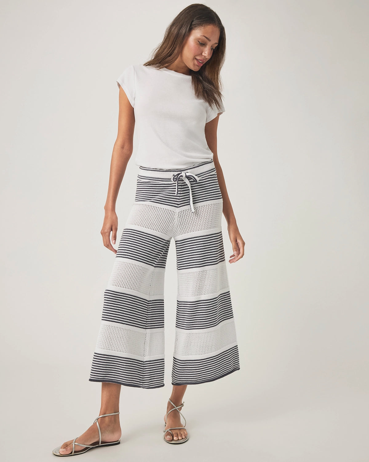 Splendid | Ronnie Sweater Pant - Ink Stripe