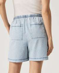 Splendid | Bleach Indigo Terry Shorts - Bleached Indigo