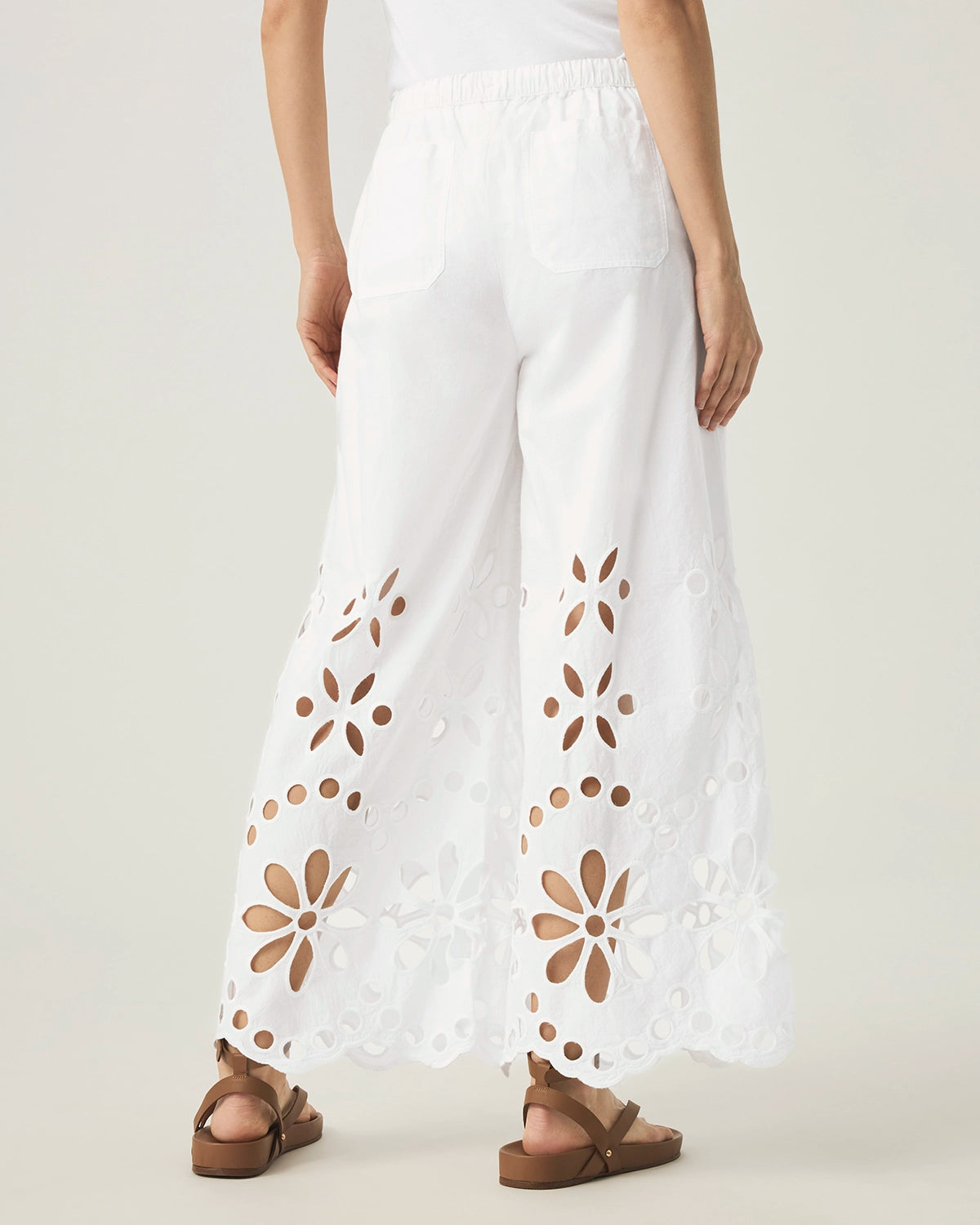 Splendid | Emma Eyelet Pant - White