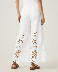 Splendid | Emma Eyelet Pant - White