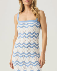 Splendid | Cove Sweater Dress - Steel Blue Stripe