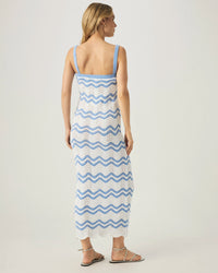 Splendid | Cove Sweater Dress - Steel Blue Stripe