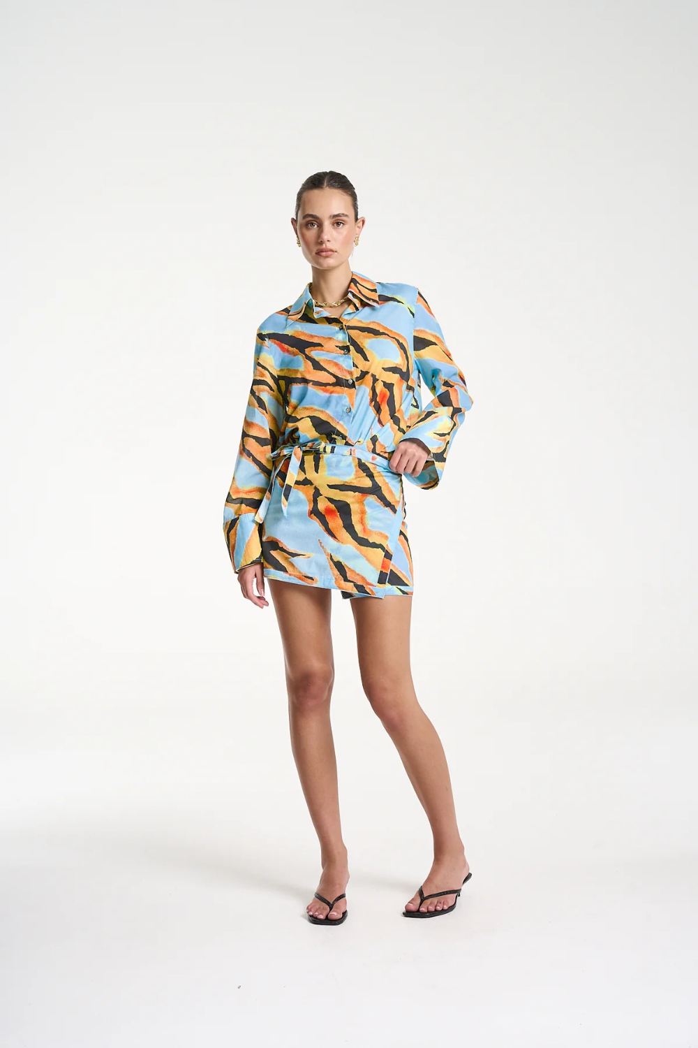 SUMMI SUMMI | LS CUFF SHIRT - ZANZIBAR