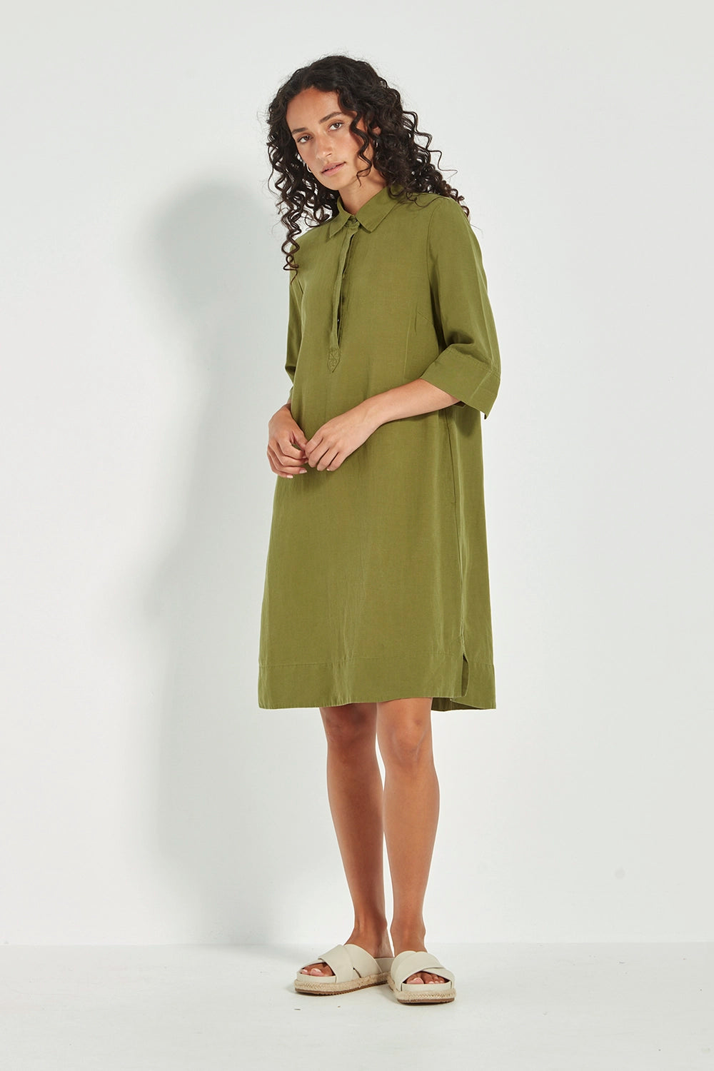 VERGE | SEVILLE DRESS - GREEN