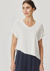 Splendid | Amaya V Neck Top - White