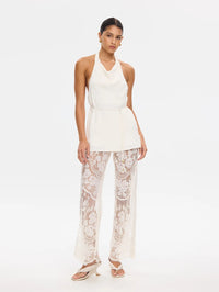 KIVARI | Arabella Halter Top - Cream