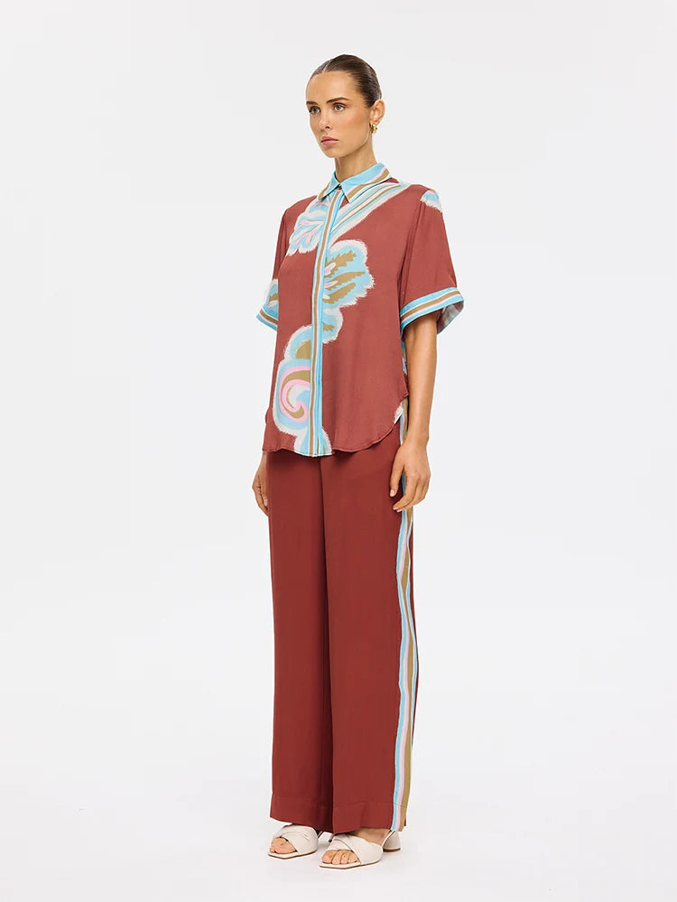KIVARI | Enzo Shirt - Maroon