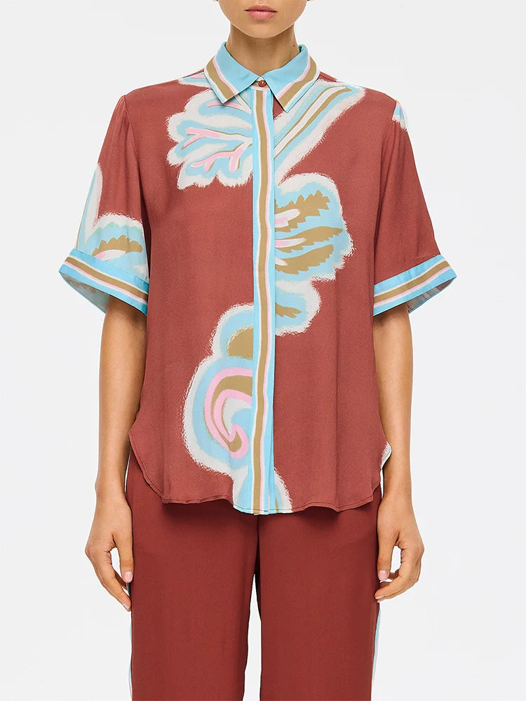 KIVARI | Enzo Shirt - Maroon