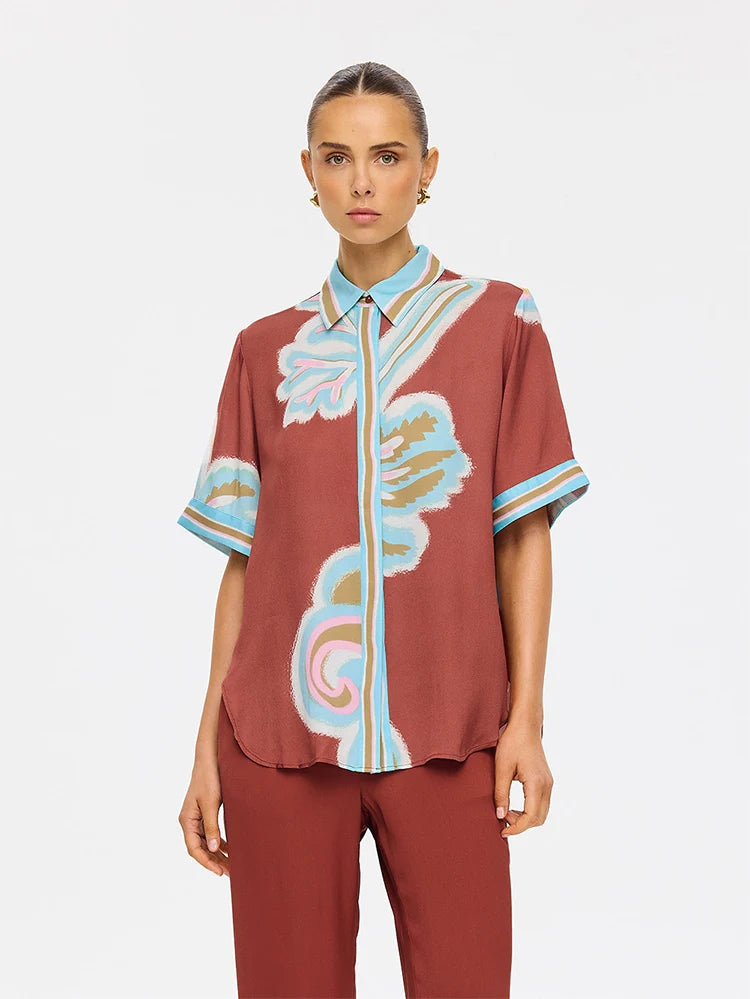 KIVARI | Enzo Shirt - Maroon