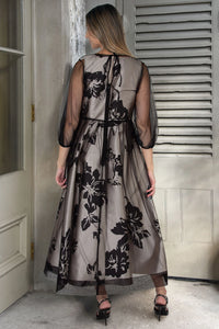 TRELISE COOPER | LAST GLAM STANDING DRESS - TAUPE/BLACK
