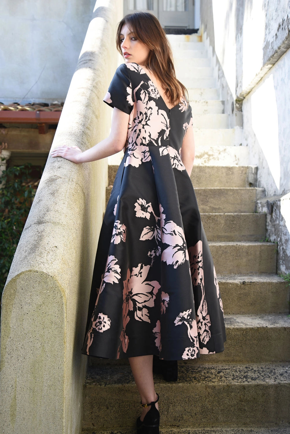 TRELISE COOPER | MARILYN MONROSE DRESS - BLACK/PINK