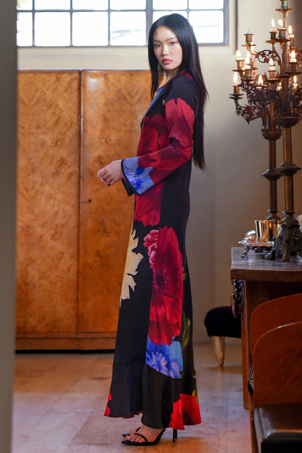 TRELISE COOPER | GLOW FOR IT DRESS - BLACK FLORAL