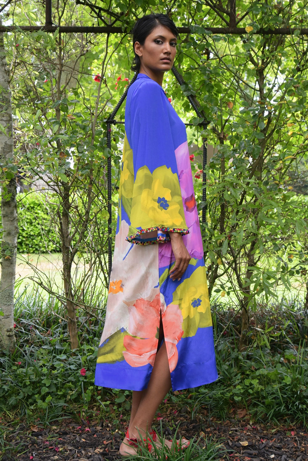 TRELISE COOPER | MY SHIFT TO YOU DRESS - COBALT FLORAL