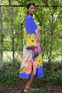 TRELISE COOPER | MY SHIFT TO YOU DRESS - COBALT FLORAL