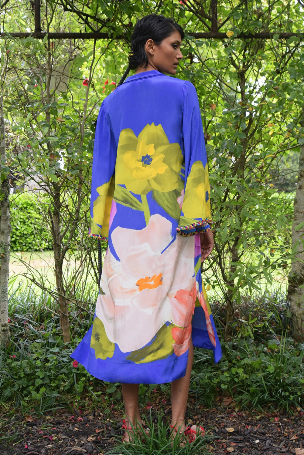 TRELISE COOPER | MY SHIFT TO YOU DRESS - COBALT FLORAL