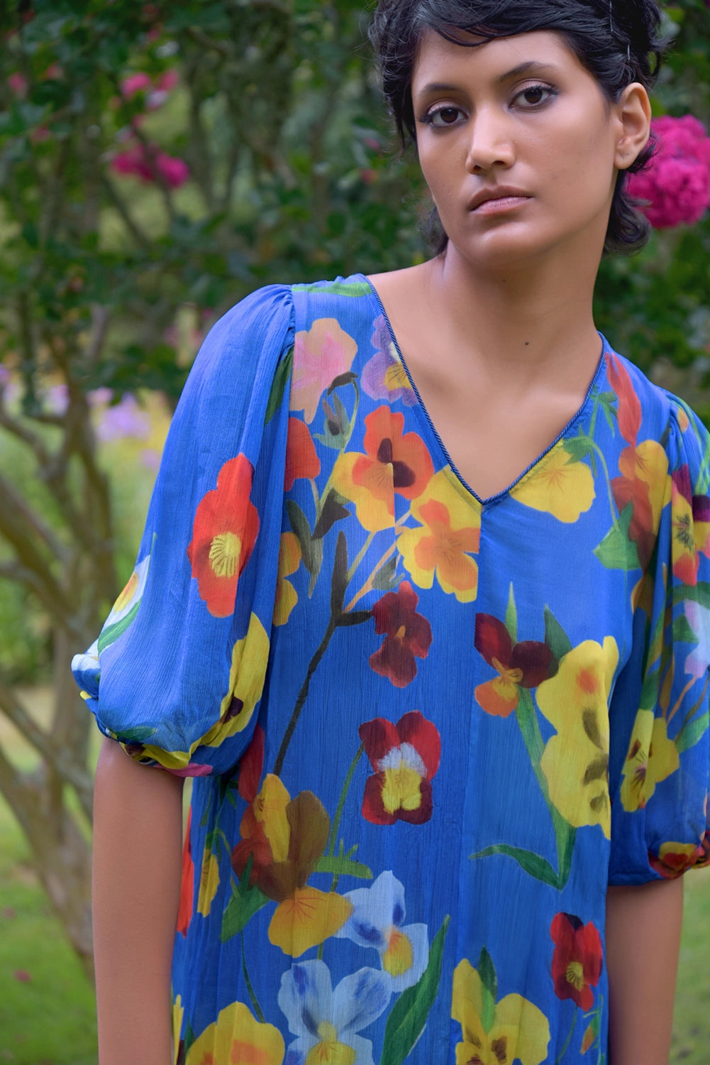 TRELISE COOPER | SWEET NOTHINGS TUNIC - COBALT FLORAL