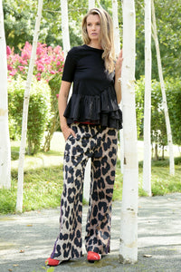 TRELISE COOPER | ALONG FOR THE STRIDE TROUSERS - LEOPARD