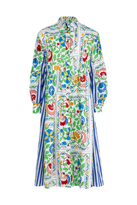 TRELISE COOPER | TIED EFFECTS DRESS - GARDEN FLORAL