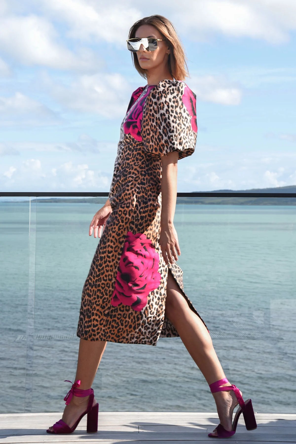 TRELISE COOPER | PARTY TIME DRESS - LEOPARD FLORAL