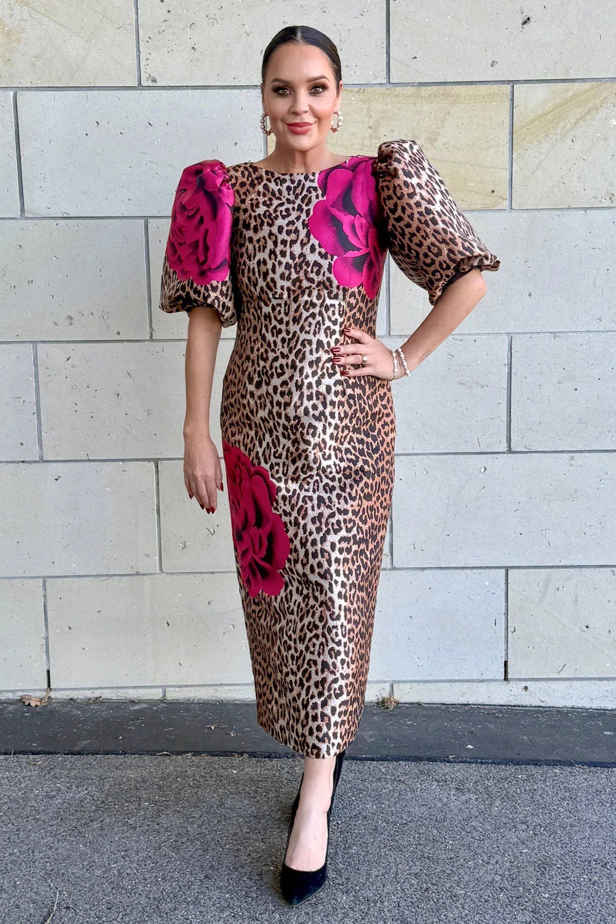 TRELISE COOPER | PARTY TIME DRESS - LEOPARD FLORAL