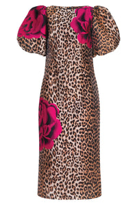 TRELISE COOPER | PARTY TIME DRESS - LEOPARD FLORAL