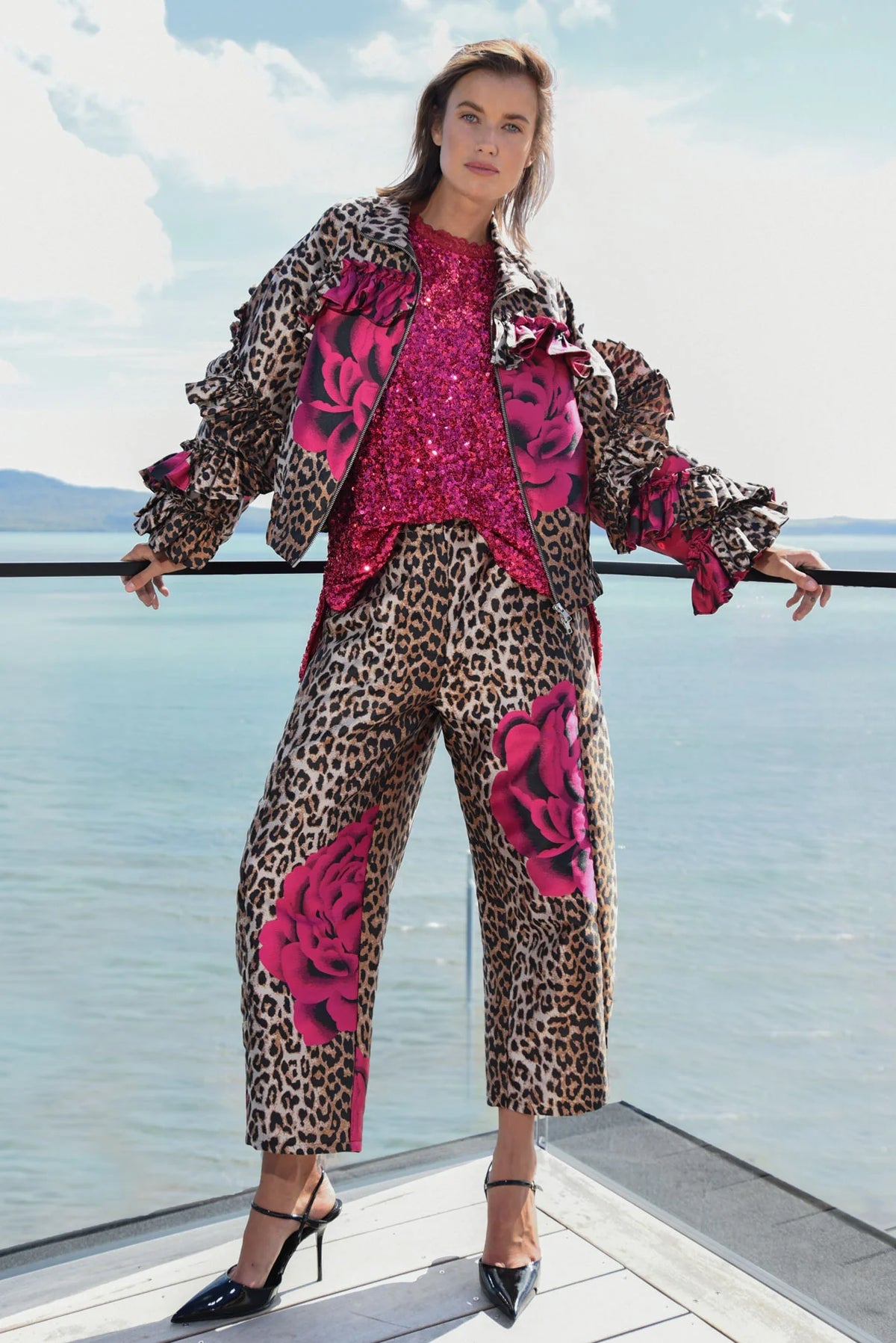 TRELISE COOPER | STAND OUT TROUSER - LEOPARD FLORAL
