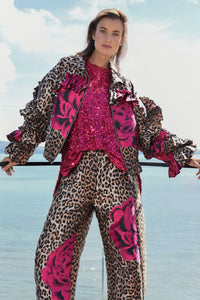 TRELISE COOPER | WHAT FRILL IT BE JACKET - LEOPARD FLORAL