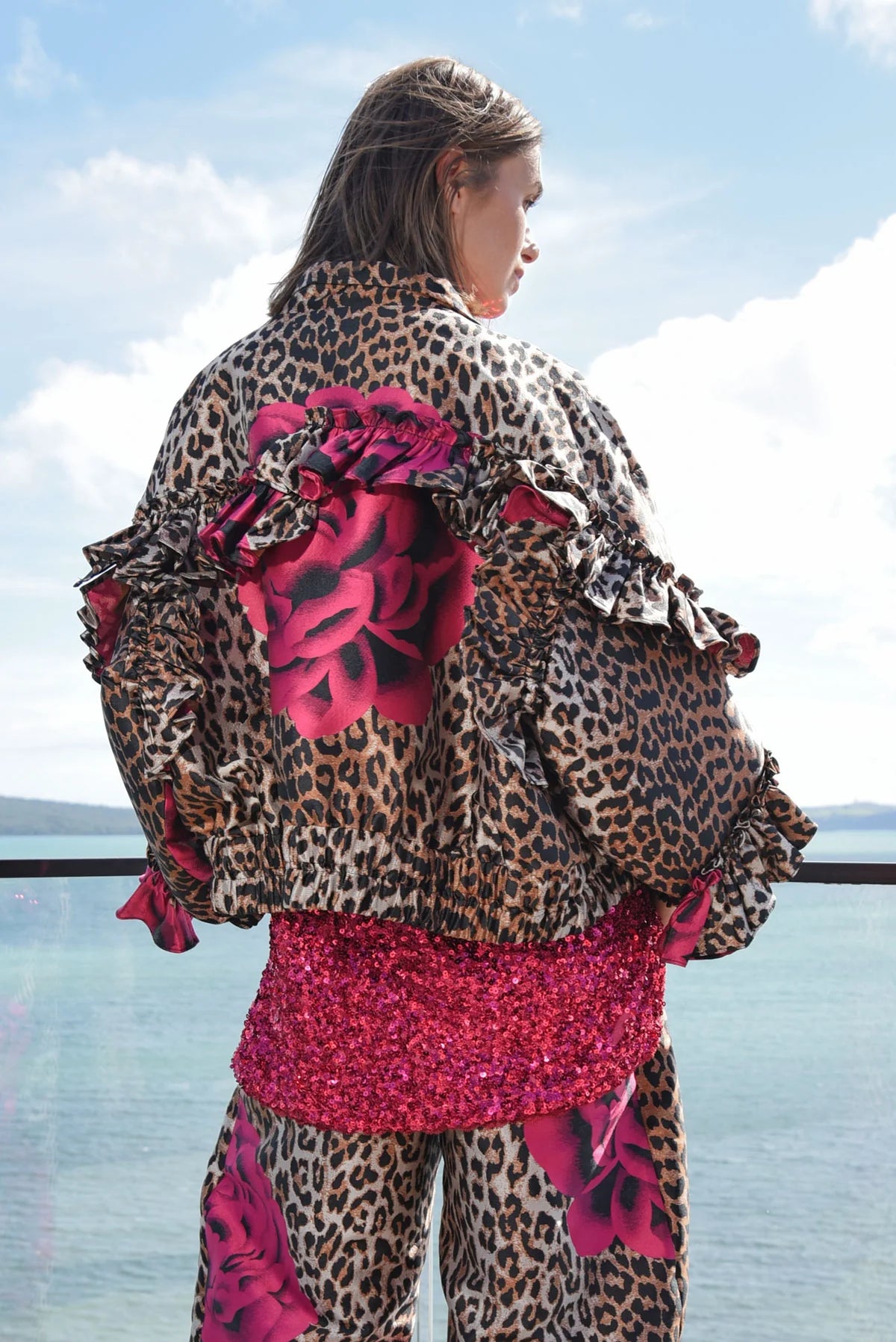 TRELISE COOPER | WHAT FRILL IT BE JACKET - LEOPARD FLORAL