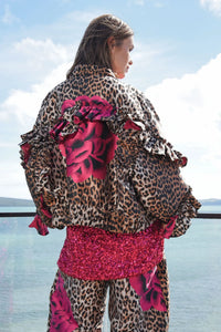 TRELISE COOPER | WHAT FRILL IT BE JACKET - LEOPARD FLORAL