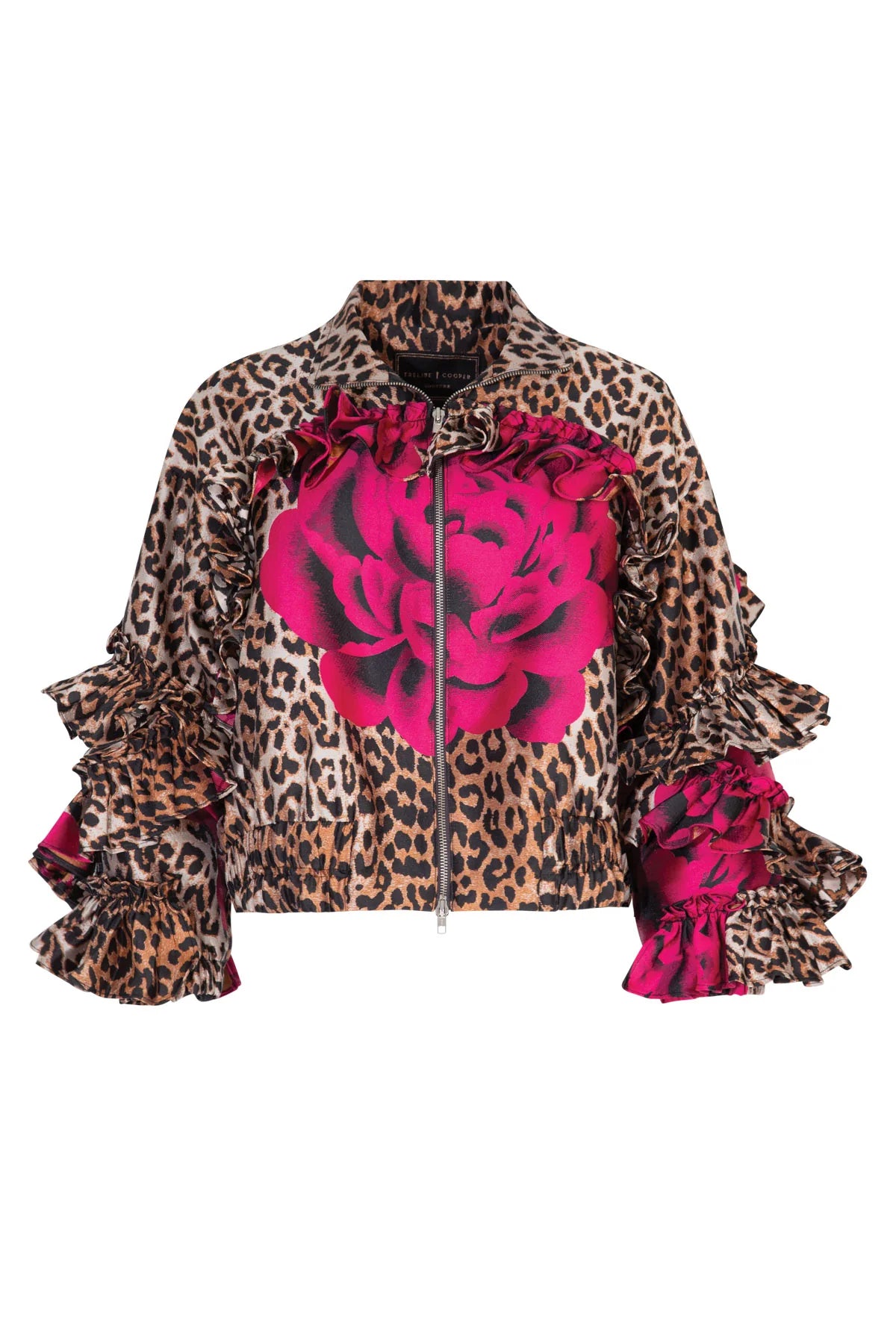 TRELISE COOPER | WHAT FRILL IT BE JACKET - LEOPARD FLORAL