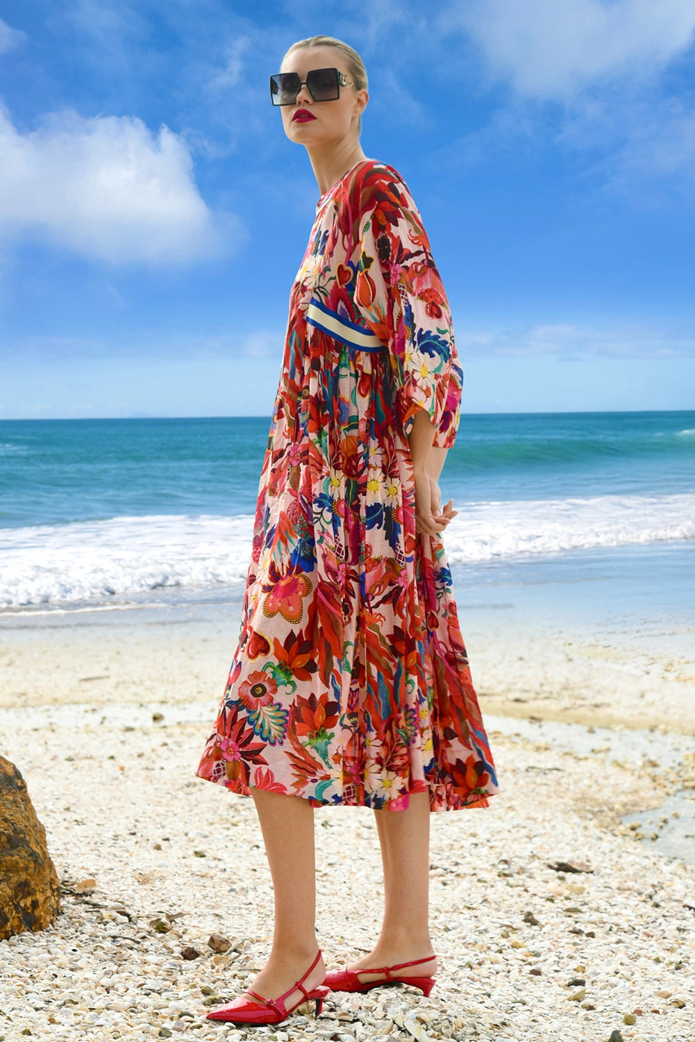 TRELISE COOPER | NICE 'N' EASY DRESS - BLUSH FLORAL