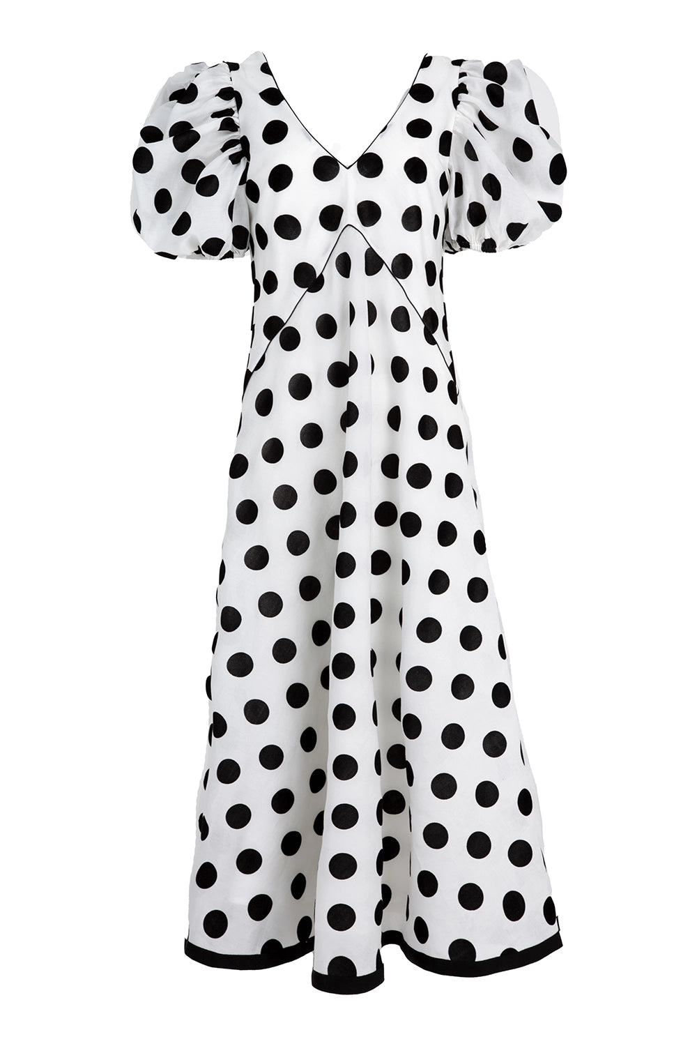 TRELISE COOPER | I MIGHT BE BIAS DRESS - WHITE/BLACK
