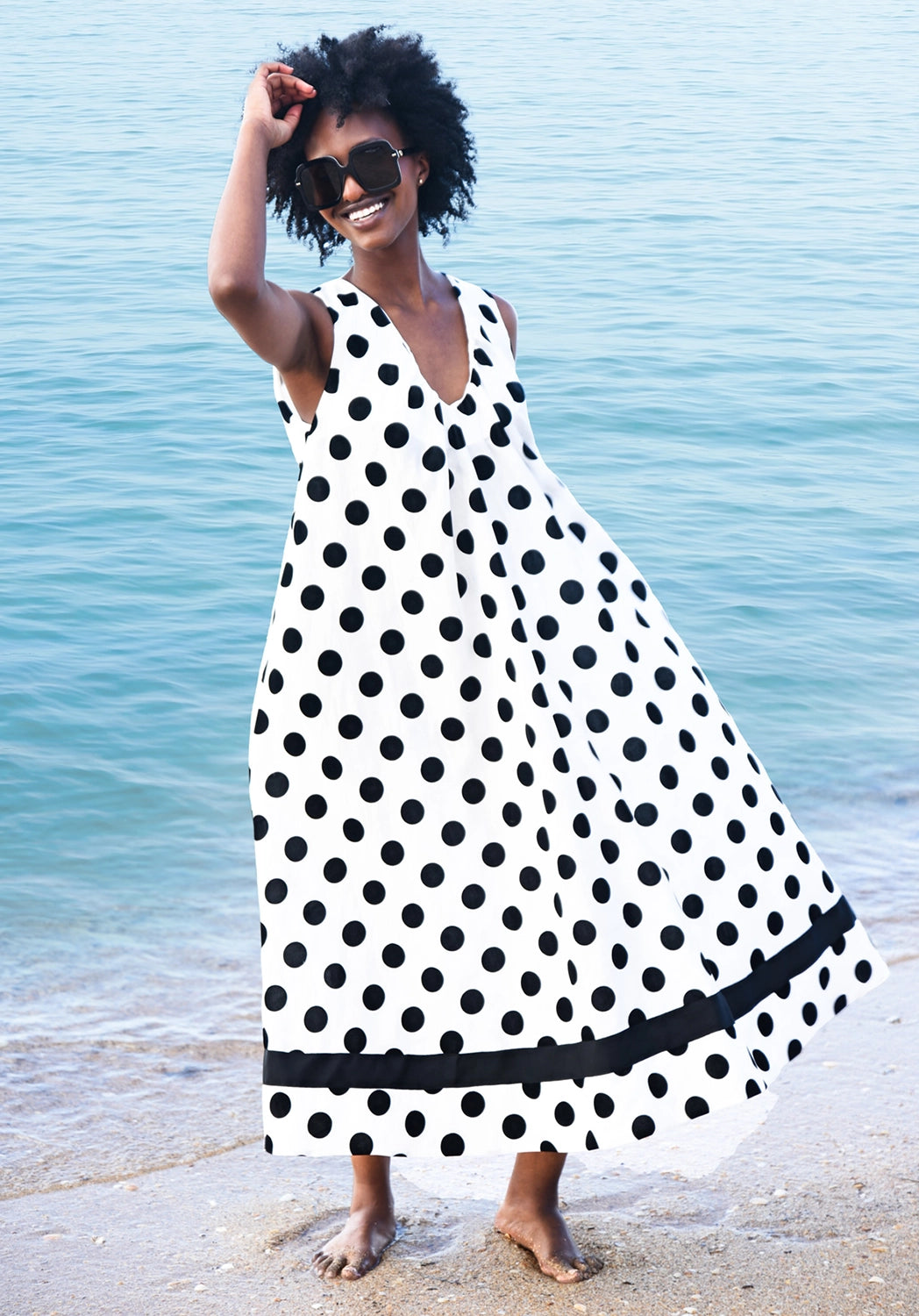 TRELISE COOPER | SCOOP DE DOO DRESS - WHITE/BLACK