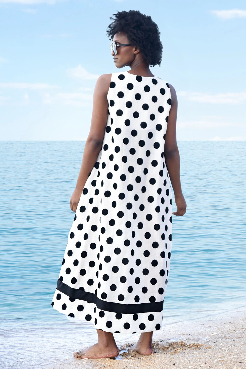 TRELISE COOPER | SCOOP DE DOO DRESS - WHITE/BLACK