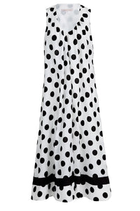 TRELISE COOPER | SCOOP DE DOO DRESS - WHITE/BLACK