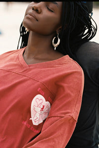 Shop Kinga Csilla Team KC Tee Dress in washed cotton with sporty stripe sleeves, relaxed V-neck and oversized fit at Hollie Rose. Free Shipping, Afterpay & ZipPay.
