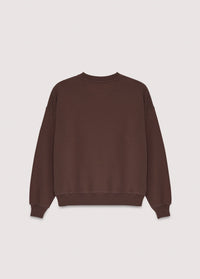 THE NEW SOCIETY | TNS LOGO WOMAN SWEATSHIRT - ROAST