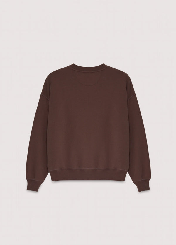 THE NEW SOCIETY | TNS LOGO WOMAN SWEATSHIRT - ROAST