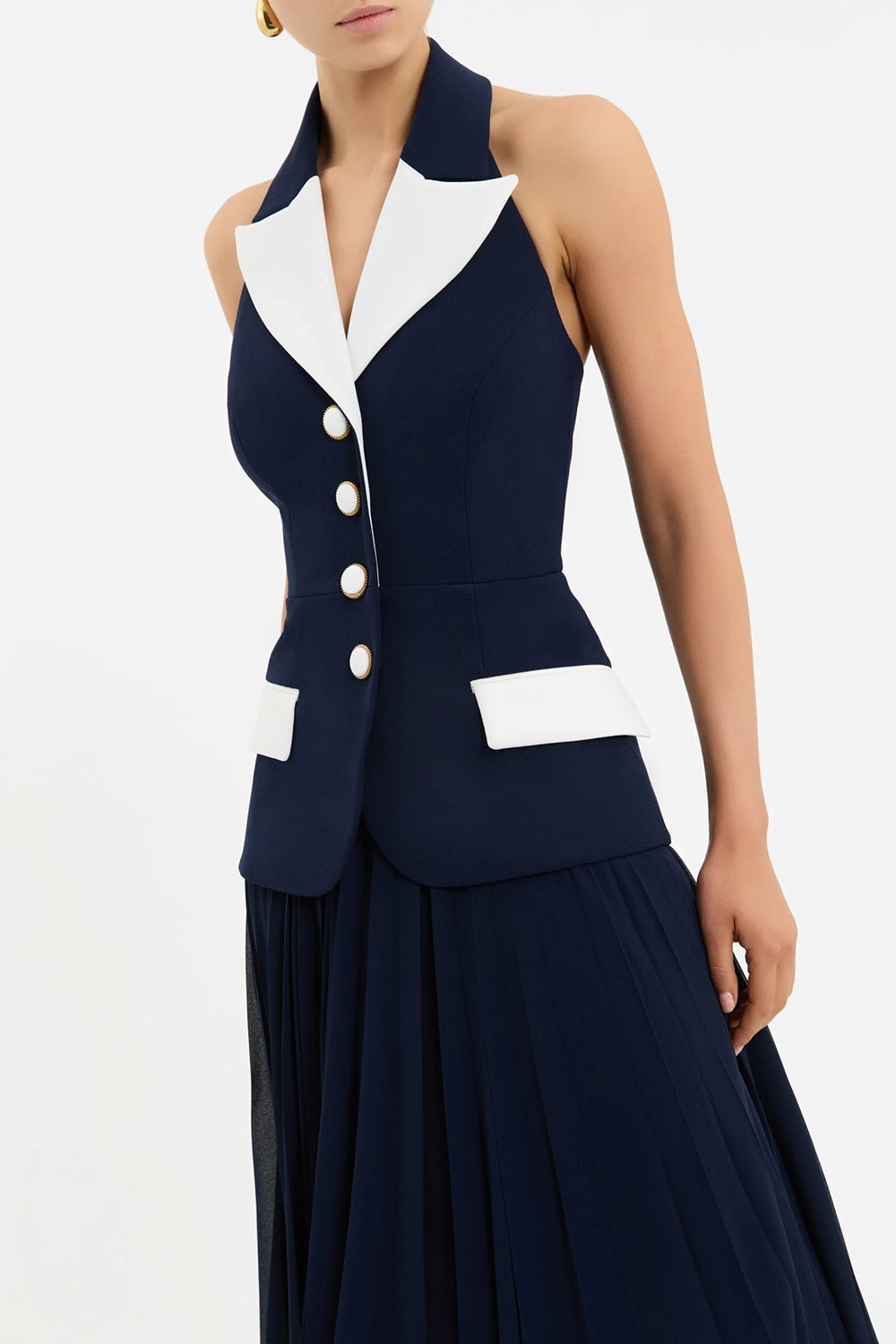 REBECCA VALLANCE | ULA MIDI - NAVY