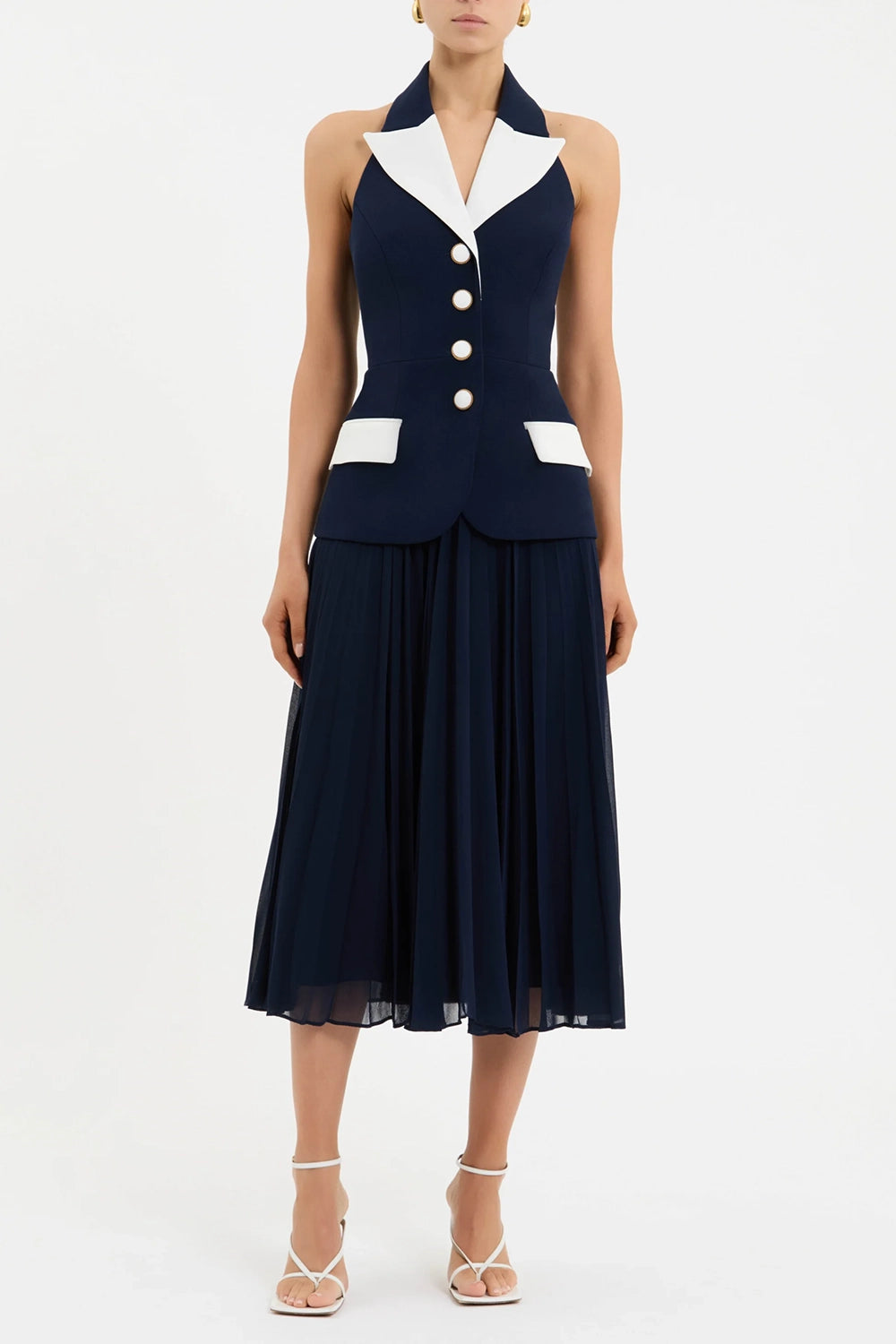 REBECCA VALLANCE | ULA MIDI - NAVY